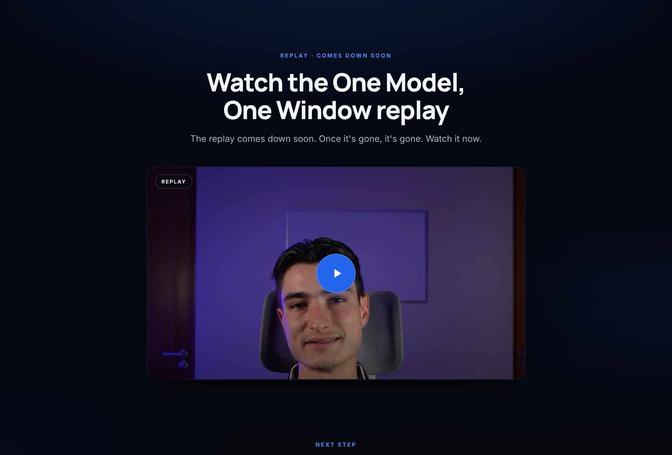Replay and application preview