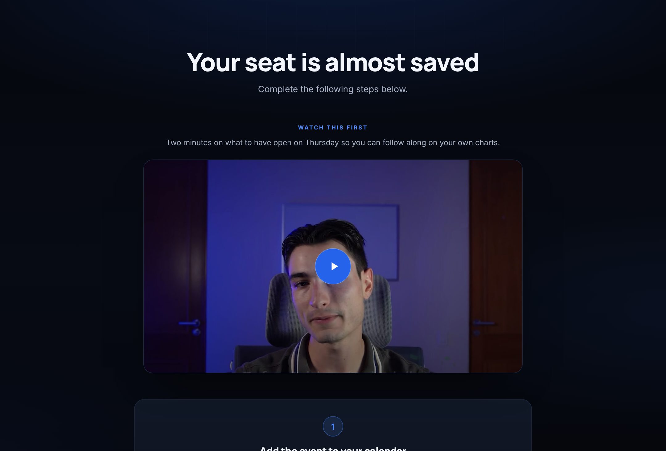 Thank-you page preview